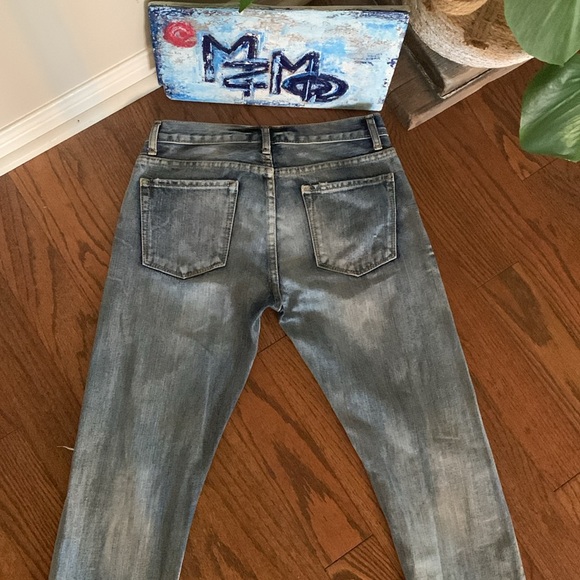 Todayful Japan Vintage Distressed Denim Light Wash Zip 5 Pocket - Picture 7 of 16
